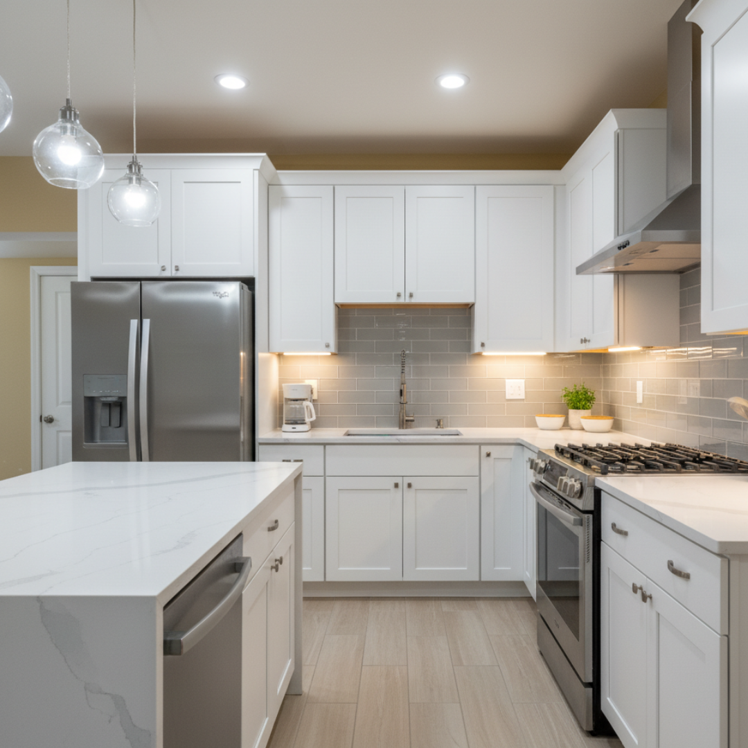 After kitchen renovation