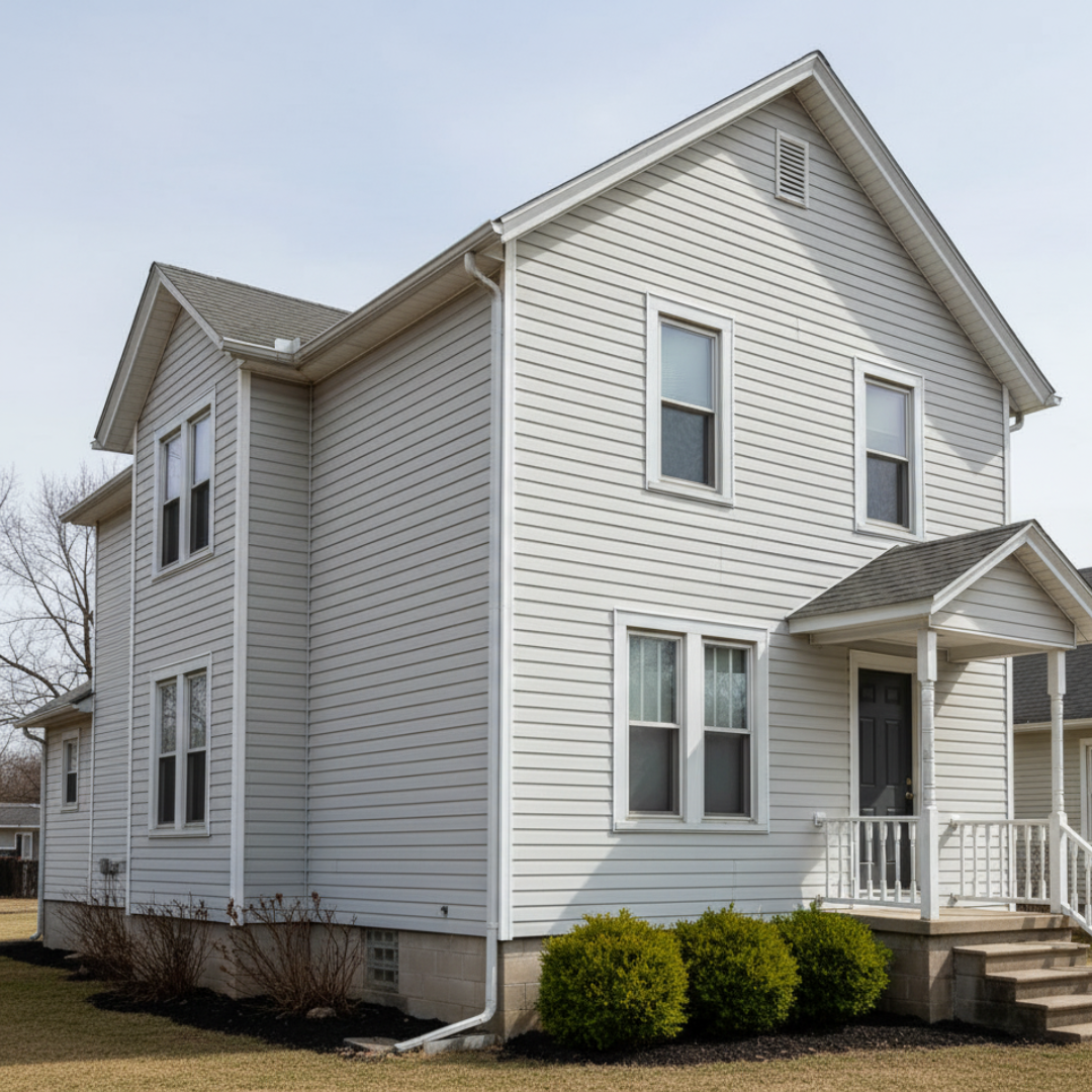 After siding installation